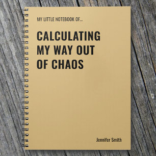 Cuaderno Calculando mi salida del caos