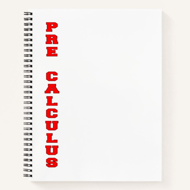 Cuaderno Cálculo previo (Anverso)