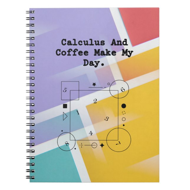Cuaderno Calculus & Coffee Lover| Math Teacher Daily Ritual (Frente)