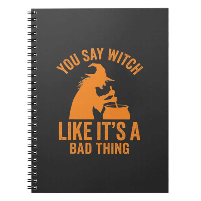 Cuaderno Caldero de Bruja Divertido Halloween (Frente)