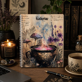 Cuaderno Caldero Mágico de Hierbas Nombre Botánico