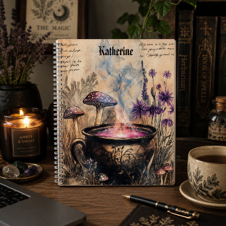 Cuaderno Caldero Mágico de Hierbas Nombre Botánico