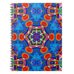 Cuaderno Caleidoscopio pintura al óleo multicolor