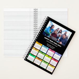 Cuaderno Calendario 2023 Personalizado de negocios foto mod