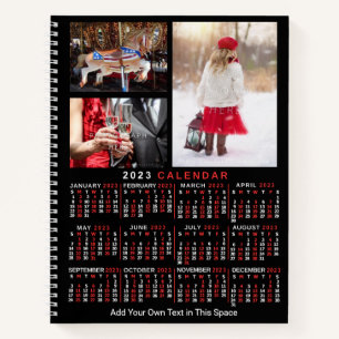 Cuaderno Calendario 2023 (Ver Descripción para la versión m
