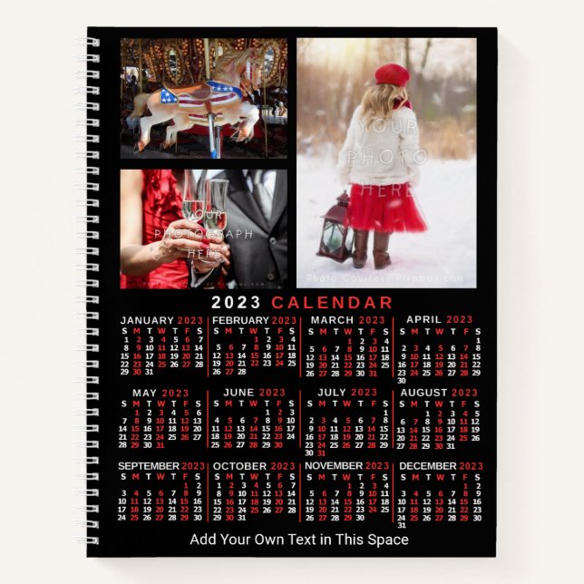 Cuaderno Calendario 2023 (Ver Descripción para la versión m (Anverso)