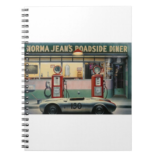 Cuaderno Calendario Girl.tif de la carretera del destino (Frente)