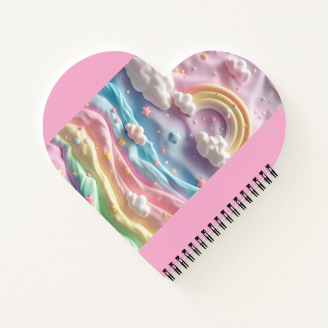 Cuaderno calendario marshmallow rainbow (Reverso)