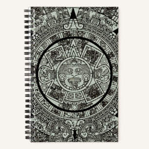 Cuaderno Calendario maya 1 azteca mexicano de soles aztecos