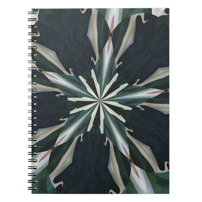 Cuaderno Caléndula Estrella Calla Lily Calidoscopio (Frente)
