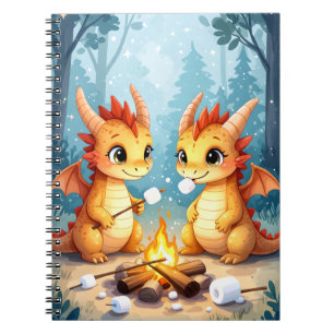 Cuaderno Cálido bloc de notas de dragones de fuego