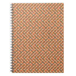 Cuaderno Cálido Retro Boomerang Atómico de Mitad de Siglo