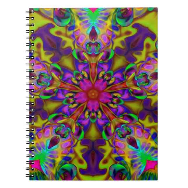 Cuaderno Calidoscopio Apophysis Arte Fractal - II (Frente)