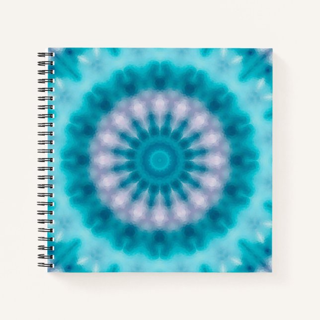 Cuaderno Calidoscopio azul cielo (Anverso)