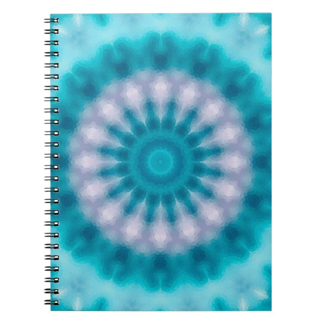 Cuaderno Calidoscopio azul cielo (Frente)