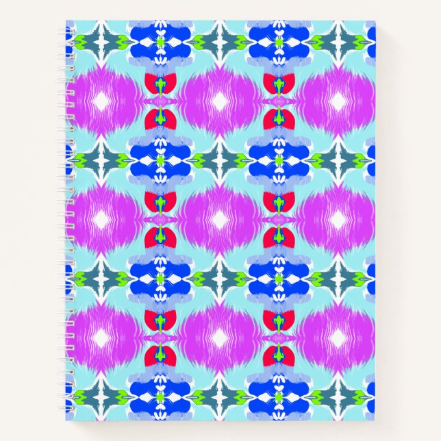 Cuaderno Calidoscopio Flor de Azure (Anverso)