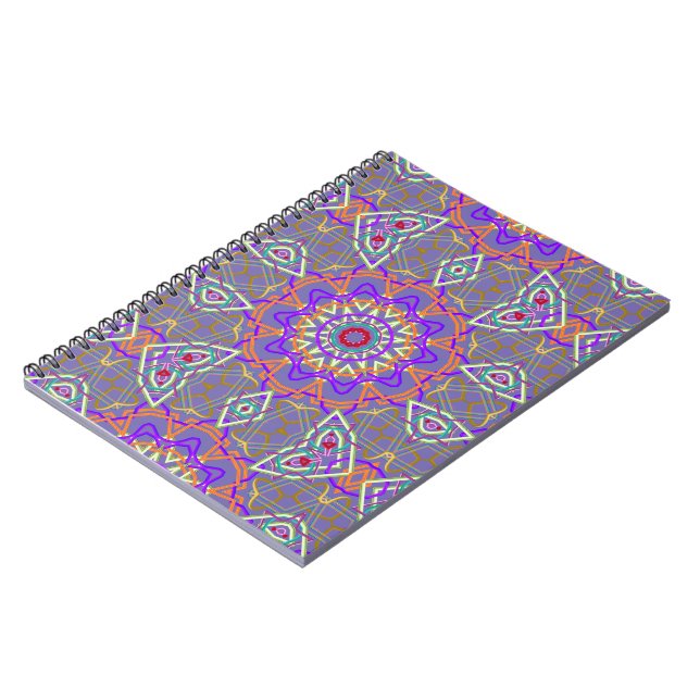 Cuaderno Calidoscopio moderno en relieve (Lado Izquierdo)