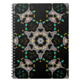 Cuaderno Calidoscopio Nocturno de Terciopelo 