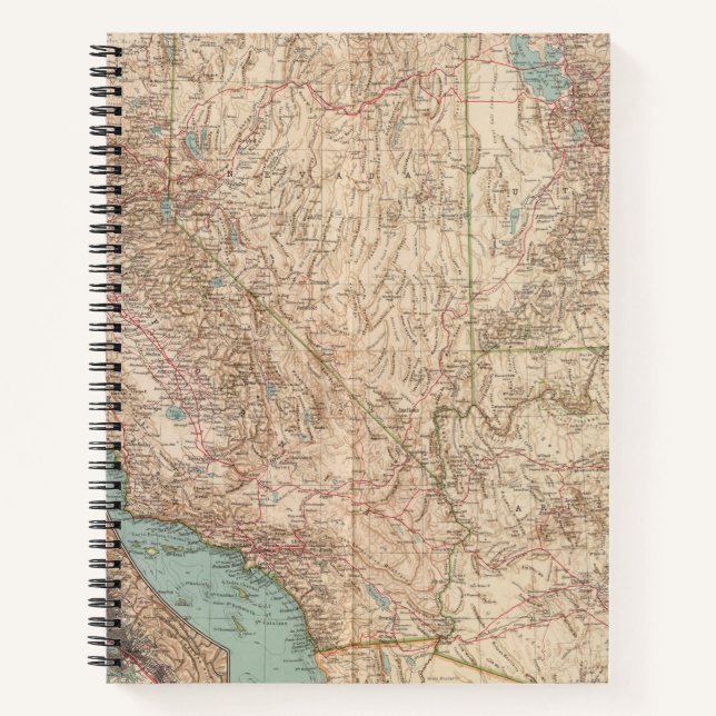 Cuaderno Calif 14041, Nev, Utah, Ariz (Anverso)
