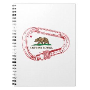 Cuaderno California Climbing Carabiner