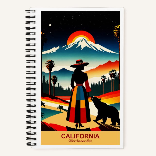 Cuaderno California: Donde vive Sunshine (Anverso)