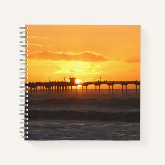 Cuaderno California Peer at the Sunset (Anverso)