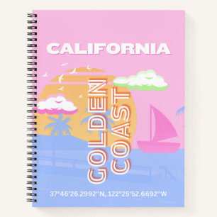Cuaderno California, Travel Art, Preppy