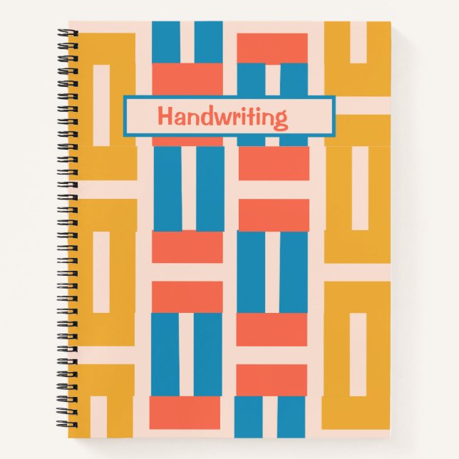 Cuaderno Caligrafía  (Anverso)