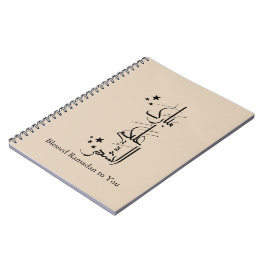 Cuaderno Caligrafía árabe contemporánea Saludo de Ramadán –