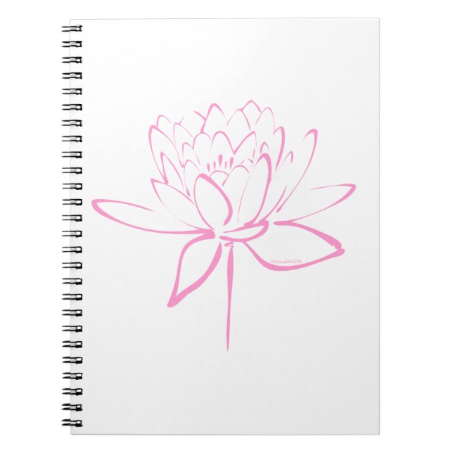 Cuaderno Caligrafía de Loto (Rosa) (Frente)