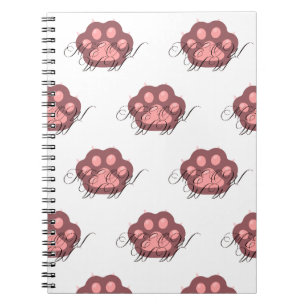 Cuaderno Caligrafía de "MEOW" de Cuadros de Gatos - Adorabl