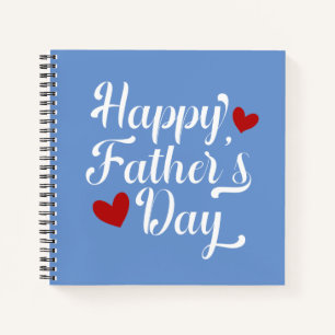 Cuaderno Caligrafía simple del Día del Padre Feliz Portát