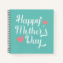 Cuaderno Caligrafía simple feliz del día de la madre | Port