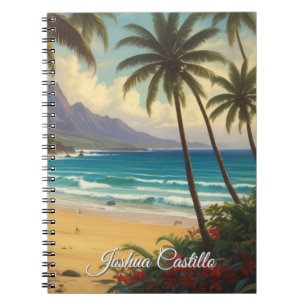 Cuaderno Caligrafía simple profesional del atardecer de Haw