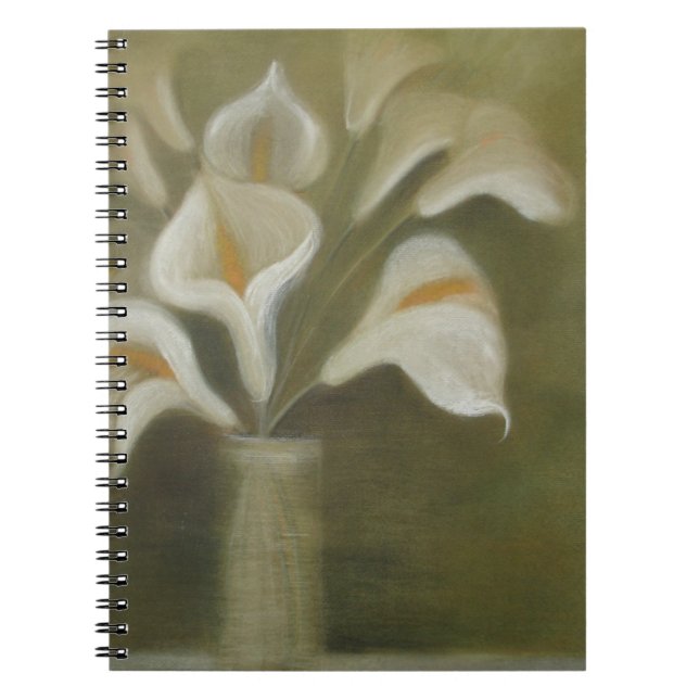 Cuaderno Calla Corta Flores En Una Vida Artística Vase (Frente)
