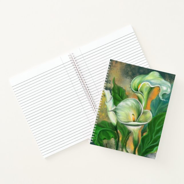 Cuaderno Calla Lilies Notebook (Interior)