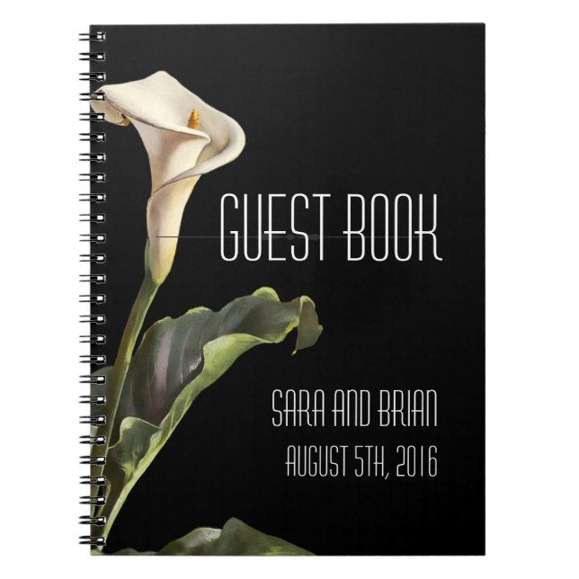 Cuaderno Calla Lily Modern Floral (Frente)