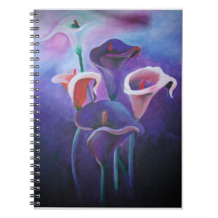 Cuaderno Callas Púrpura Lilac Y Arte Púrpura