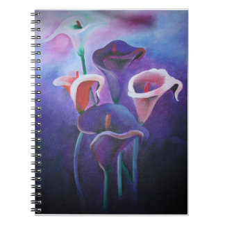 Cuaderno Callas Púrpura Lilac Y Arte Púrpura