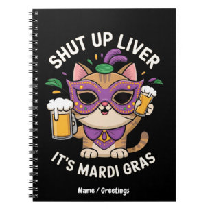 Cuaderno Cállate Hígado, Es Celebraciones de Mardi Gras