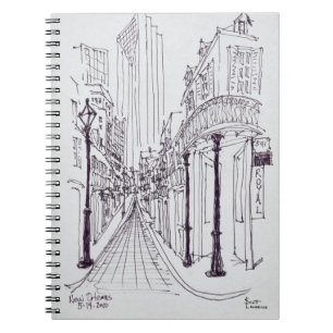 Cuaderno Calle Canal  Nueva Orleans, Luisiana