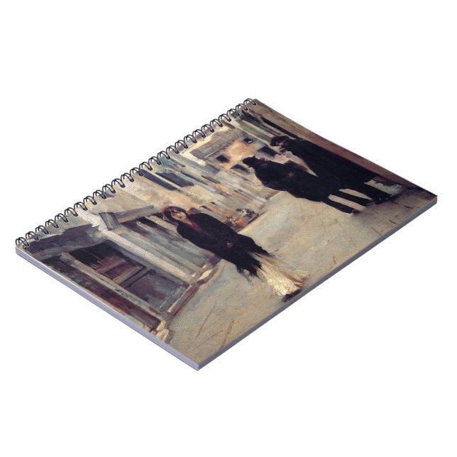 Cuaderno Calle de Venecia (Mujer Elegante) (Sargento cantan (Lado Izquierdo)