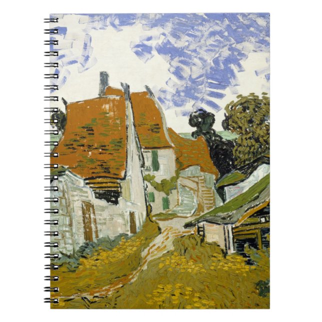 Cuaderno Calle en Auvers-sur-Oise Vincent  van Gogh    (Frente)