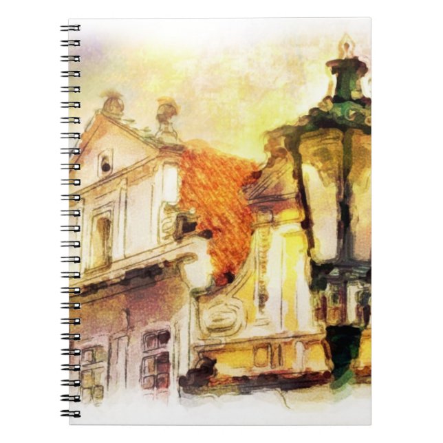 Cuaderno Calle en la vieja parte de Praga (Frente)