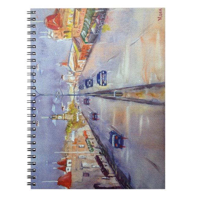 Cuaderno Calle Hannan en un día húmedo (Frente)