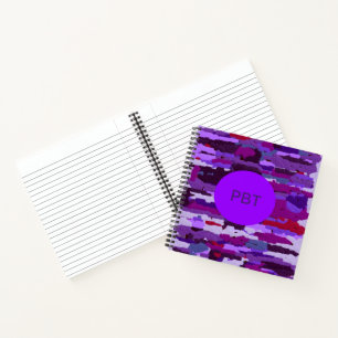 Cuaderno Calle morado y rojo