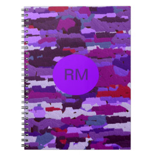 Cuaderno Calle morado y rojo