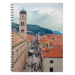 Cuaderno Calle principal de Dubrovnik, Croacia