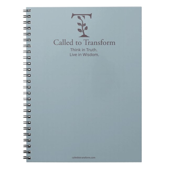 Cuaderno Called to Transform: Basic Notebook (Frente)