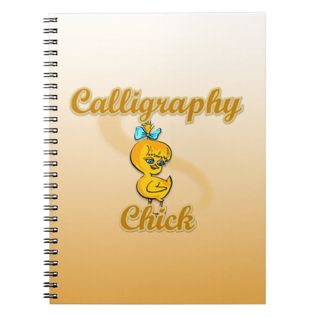Cuaderno Calligraphy Chick (Frente)